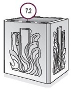 Форма для изготовления урны для мусора 7.2 50х47х38 см фото 1