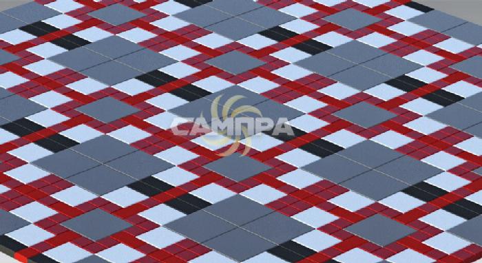 Форма 20х20х4,5 шагрень фото 6